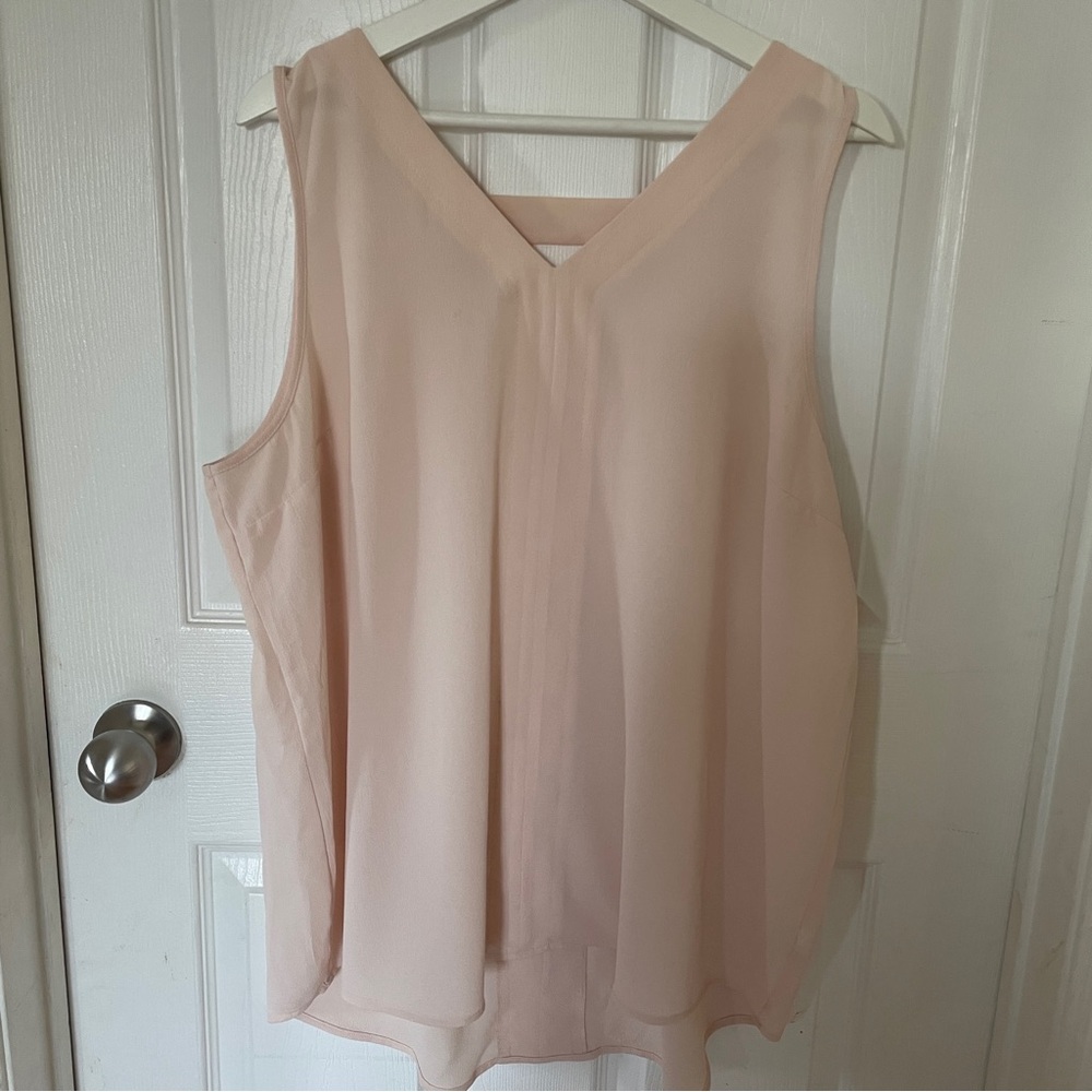 Maurices Light Pink V-Neck Blouse